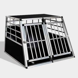 Aluminum Large Double Door Dog cage 65a 06-0773 www.cattree-factory.com