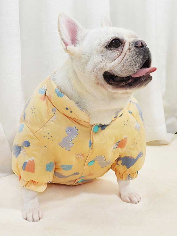 GMTPET French fighting cotton clothes French fighting winter clothes thickened a winter cute tiger fat dog short body bulldog clothes 107-222037 www.cattree-factory.com