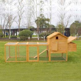 Chinese Mobile Chicken Coop Wooden Cages Large Hen Pet House