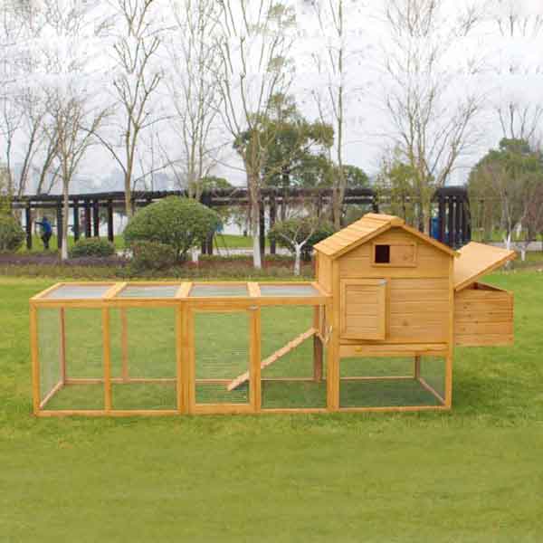Chinese Mobile Chicken Coop Wooden Cages Large Hen Pet House