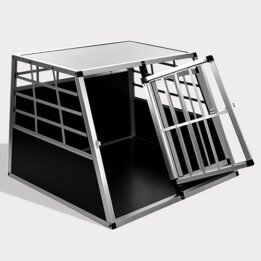Large Double Door Dog cage With Separate board 65a 06-0774 www.cattree-factory.com