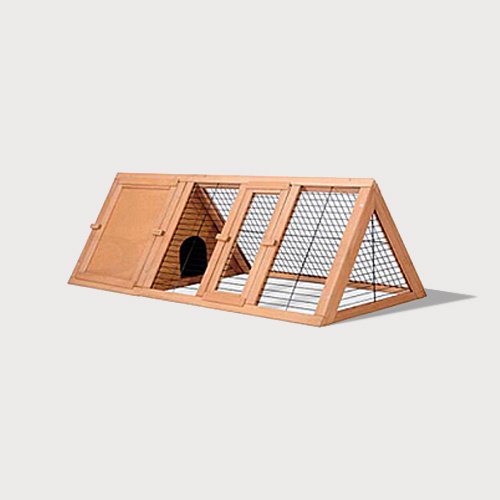 Wooden Rabbit Cage Size 117x 51x 50cm 06-0790 Chicken Cages & Hen House cat beds