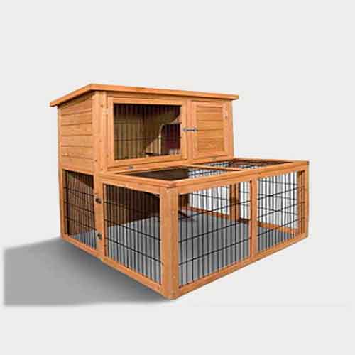 Wooden Rabbit House Rabbit Cage Size 100cm 06-0793 Chicken Cages & Hen House fir wood wood rabbit cage indoor rabbit cage wood