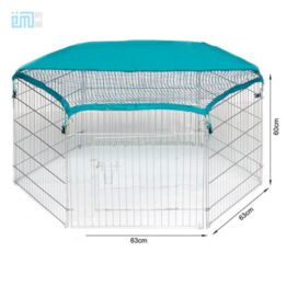 Large Playpen Large Size Folding Removable Stainless Steel Dog Cage Kennel 06-0112 www.cattree-factory.com