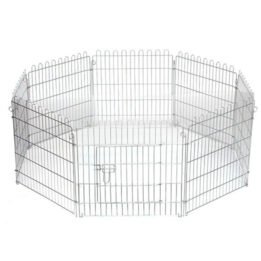 Wire Pet Playpen 8 panels size 63x 60cm Extra Large Pet Dog Playpen 06-0113 www.cattree-factory.com