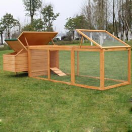 Factory Wholesale Wooden Chicken Cage Large Size Pet Hen House Cage www.cattree-factory.com
