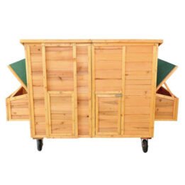 Large Outdoor Wooden Chicken Cage Two Egg Cages Pet Coop Wooden Chicken House Pet products factory wholesaler, OEM Manufacturer & Supplier www.cattree-factory.com