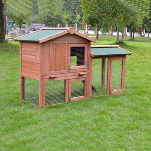 Outdoor Wooden Pet Rabbit Cage Large Size Rainproof Pet House 08-0028 Wood Rabbit Cage & Rabbit House outdoor pet cage