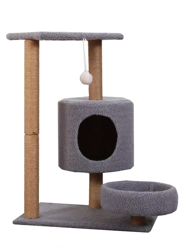 GMTPET Pet Furniture Factory best cat climbers post climbing scratching With Sleep Spoon cat tree manufacturers cat tree houses 06-1174 www.cattree-factory.com