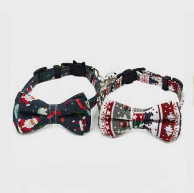 Dog Bow Tie Christmas: New Christmas Pet Collar 06-1301 Pet Collars Leashes bling dog collar