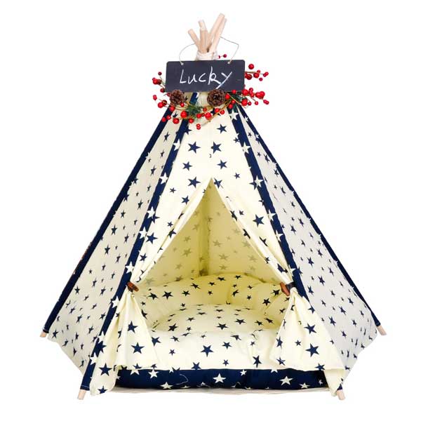 Dog Pet Tent: Pet Tent Best Selling Durable Washable Portable Stylish Canvas Bed 06-0938 Pet Tents outdoor pet tent