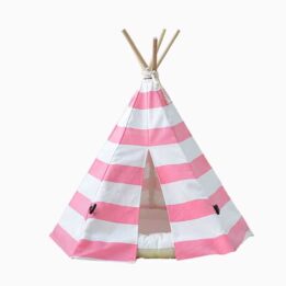 Canvas Teepee: Factory Direct Sales Pet Teepee Tent 100% Cotton 06-0943 www.cattree-factory.com
