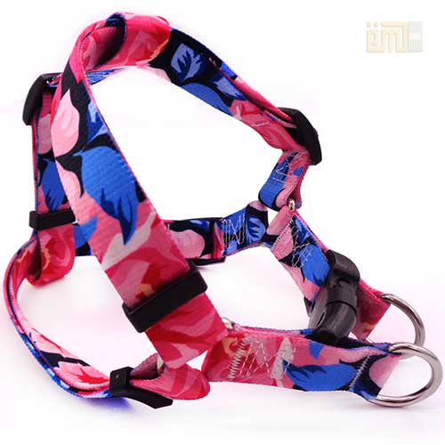 Wholesale cute military printing fabric tactical pet dog harness 06-1476 Dog Harness: Collar, Leash & Pet Harness Factory custom dog harness