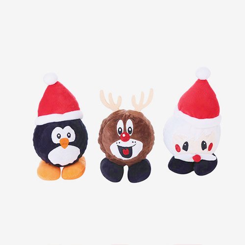 Plush Pet Dog Christmas Series Set Cute Dolls Bite Toy Funny Pet Chewing Toy For Dog Pupy Cat Washable Dog Play Supplies Pet Toys: Pet Toys Products, Dog Goods