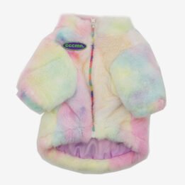 Polyester Jacket 2020 Dog Fashions Pet Clothes Thick high-end Fur Coat Luxury Dog Clothes www.cattree-factory.com