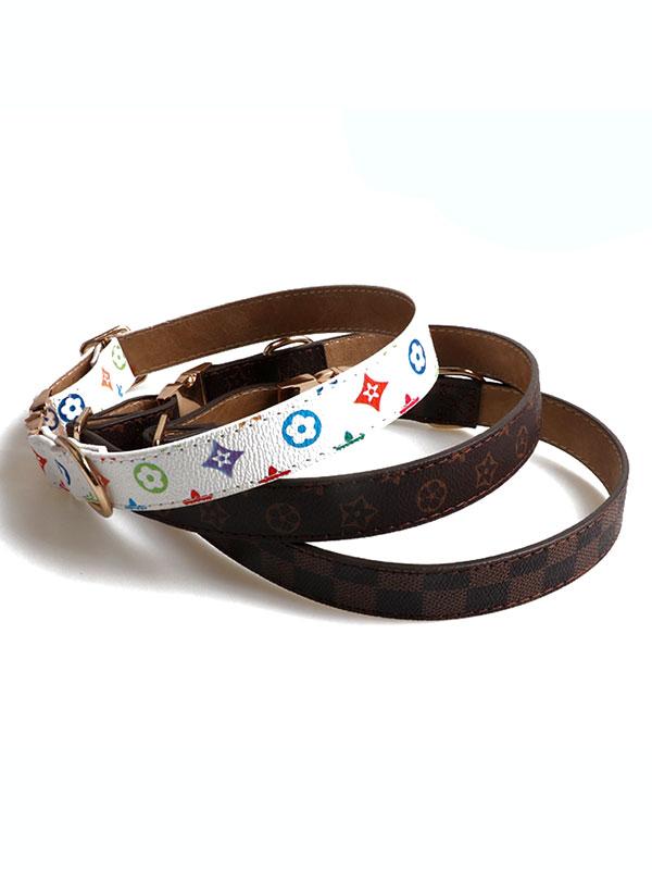 PU Pet Collar Fashion Pet Supplies Dog Collar PU Pet Collar and leash set 06-1609 Dog Collars 06-1609
