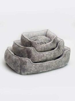 Soft and comfortable printed pet nest can be disassembled and washed106-33017 www.cattree-factory.com