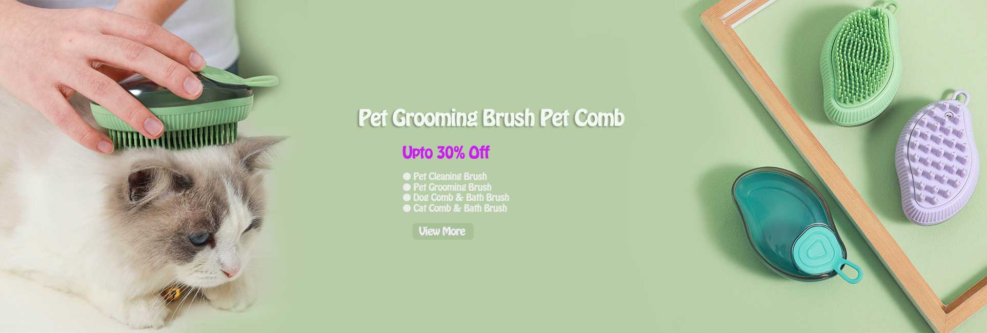 Wholesale Dog Comb Pet Grooming Cleaning Brush